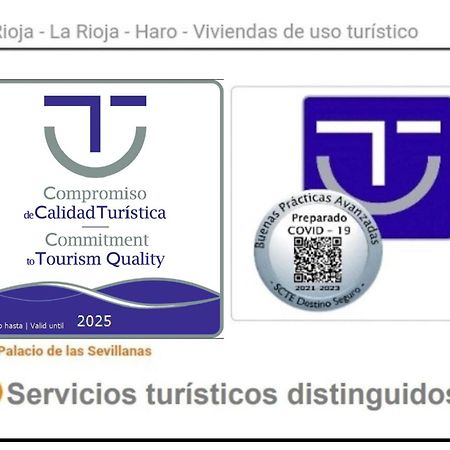 Apartamento Palacio De Las Sevillanas Haro Buitenkant foto